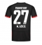Maillot de football Réplique Eintracht Frankfurt Mario Gotze #27 Extérieur 2024-25 Manche Courte