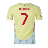 Maillot de football Réplique Espagne Alvaro Morata #7 Extérieur Europe 2024 Manche Courte