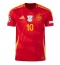 Maillot de football Réplique Espagne Dani Olmo #10 Domicile Europe 2024 Manche Courte