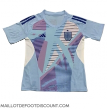 Maillot de football Réplique Espagne Gardien de but Domicile Europe 2024 Manche Courte