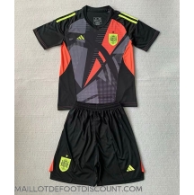 Maillot de football Réplique Espagne Gardien de but Extérieur Enfant Europe 2024 Manche Courte (+ Pantalon court)