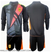 Maillot de football Réplique Espagne Gardien de but Extérieur Enfant Europe 2024 Manche Longue (+ Pantalon court)