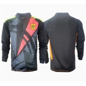 Maillot de football Réplique Espagne Gardien de but Extérieur Europe 2024 Manche Longue