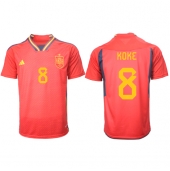 Maillot de football Réplique Espagne Koke #8 Domicile Mondial 2022 Manche Courte