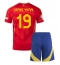 Maillot de football Réplique Espagne Lamine Yamal #19 Domicile Enfant Europe 2024 Manche Courte (+ Pantalon court)
