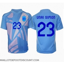 Maillot de football Réplique Espagne Unai Simon #23 Gardien de but Domicile Europe 2024 Manche Courte