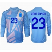 Maillot de football Réplique Espagne Unai Simon #23 Gardien de but Domicile Europe 2024 Manche Longue