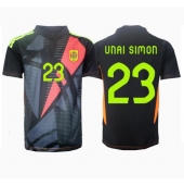 Maillot de football Réplique Espagne Unai Simon #23 Gardien de but Extérieur Europe 2024 Manche Courte