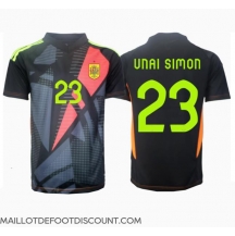 Maillot de football Réplique Espagne Unai Simon #23 Gardien de but Extérieur Europe 2024 Manche Courte