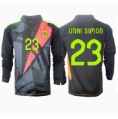 Maillot de football Réplique Espagne Unai Simon #23 Gardien de but Extérieur Europe 2024 Manche Longue