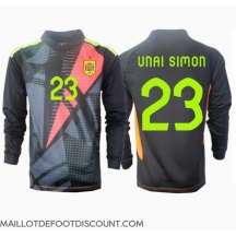 Maillot de football Réplique Espagne Unai Simon #23 Gardien de but Extérieur Europe 2024 Manche Longue