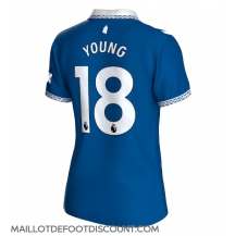 Maillot de football Réplique Everton Ashley Young #18 Domicile Femme 2023-24 Manche Courte