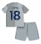 Maillot de football Réplique Everton Ashley Young #18 Troisième Enfant 2023-24 Manche Courte (+ Pantalon court)