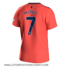 Maillot de football Réplique Everton Dwight McNeil #7 Extérieur 2023-24 Manche Courte