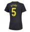 Maillot de football Réplique Everton Michael Keane #5 Extérieur Femme 2024-25 Manche Courte