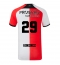 Maillot de football Réplique Feyenoord Santiago Gimenez #29 Domicile 2024-25 Manche Courte