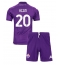 Maillot de football Réplique Fiorentina Moise Kean #20 Domicile Enfant 2024-25 Manche Courte (+ Pantalon court)