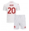 Maillot de football Réplique Fiorentina Moise Kean #20 Extérieur Enfant 2024-25 Manche Courte (+ Pantalon court)