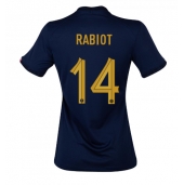 Maillot de football Réplique France Adrien Rabiot #14 Domicile Femme Mondial 2022 Manche Courte