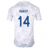 Maillot de football Réplique France Adrien Rabiot #14 Extérieur Mondial 2022 Manche Courte