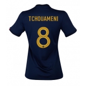 Maillot de football Réplique France Aurelien Tchouameni #8 Domicile Femme Mondial 2022 Manche Courte