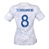 Maillot de football Réplique France Aurelien Tchouameni #8 Extérieur Femme Mondial 2022 Manche Courte