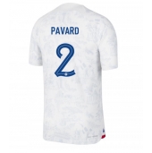 Maillot de football Réplique France Benjamin Pavard #2 Extérieur Mondial 2022 Manche Courte