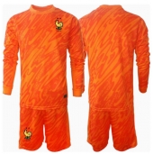 Maillot de football Réplique France Gardien de but Extérieur Enfant Europe 2024 Manche Longue (+ Pantalon court)