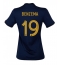 Maillot de football Réplique France Karim Benzema #19 Domicile Femme Mondial 2022 Manche Courte