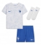 Maillot de football Réplique France Karim Benzema #19 Extérieur Enfant Mondial 2022 Manche Courte (+ Pantalon court)