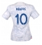 Maillot de football Réplique France Kylian Mbappe #10 Extérieur Femme Mondial 2022 Manche Courte