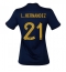 Maillot de football Réplique France Lucas Hernandez #21 Domicile Femme Mondial 2022 Manche Courte
