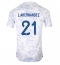 Maillot de football Réplique France Lucas Hernandez #21 Extérieur Mondial 2022 Manche Courte