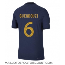 Maillot de football Réplique France Matteo Guendouzi #6 Domicile Mondial 2022 Manche Courte