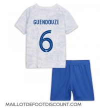 Maillot de football Réplique France Matteo Guendouzi #6 Extérieur Enfant Mondial 2022 Manche Courte (+ Pantalon court)