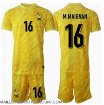 Maillot de football Réplique France Mike Maignan #16 Gardien de but Domicile Enfant Europe 2024 Manche Courte (+ Pantalon court)