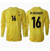 Maillot de football Réplique France Mike Maignan #16 Gardien de but Domicile Europe 2024 Manche Longue