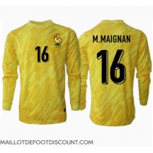 Maillot de football Réplique France Mike Maignan #16 Gardien de but Domicile Europe 2024 Manche Longue