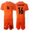 Maillot de football Réplique France Mike Maignan #16 Gardien de but Extérieur Enfant Europe 2024 Manche Courte (+ Pantalon court)