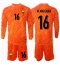 Maillot de football Réplique France Mike Maignan #16 Gardien de but Extérieur Enfant Europe 2024 Manche Longue (+ Pantalon court)