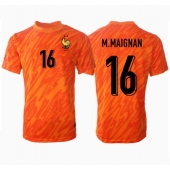 Maillot de football Réplique France Mike Maignan #16 Gardien de but Extérieur Europe 2024 Manche Courte