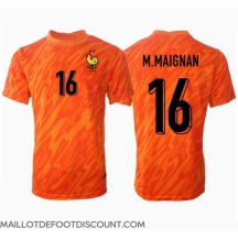 Maillot de football Réplique France Mike Maignan #16 Gardien de but Extérieur Europe 2024 Manche Courte