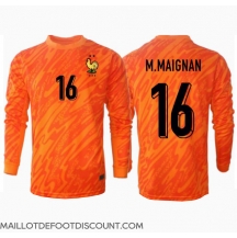 Maillot de football Réplique France Mike Maignan #16 Gardien de but Extérieur Europe 2024 Manche Longue