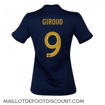 Maillot de football Réplique France Olivier Giroud #9 Domicile Femme Mondial 2022 Manche Courte
