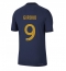 Maillot de football Réplique France Olivier Giroud #9 Domicile Mondial 2022 Manche Courte