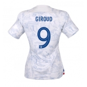 Maillot de football Réplique France Olivier Giroud #9 Extérieur Femme Mondial 2022 Manche Courte