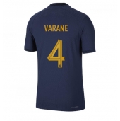 Maillot de football Réplique France Raphael Varane #4 Domicile Mondial 2022 Manche Courte