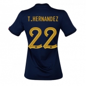 Maillot de football Réplique France Theo Hernandez #22 Domicile Femme Mondial 2022 Manche Courte