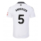 Maillot de football Réplique Fulham Joachim Andersen #5 Domicile 2024-25 Manche Courte