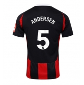 Maillot de football Réplique Fulham Joachim Andersen #5 Extérieur 2024-25 Manche Courte